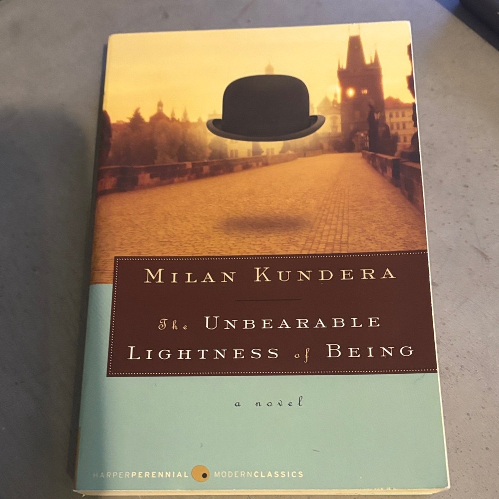 2/$25 The Unbearable Lightness of Being  Paperback Book